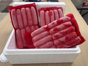 Thùng xốp 1kg đựng xúc xích