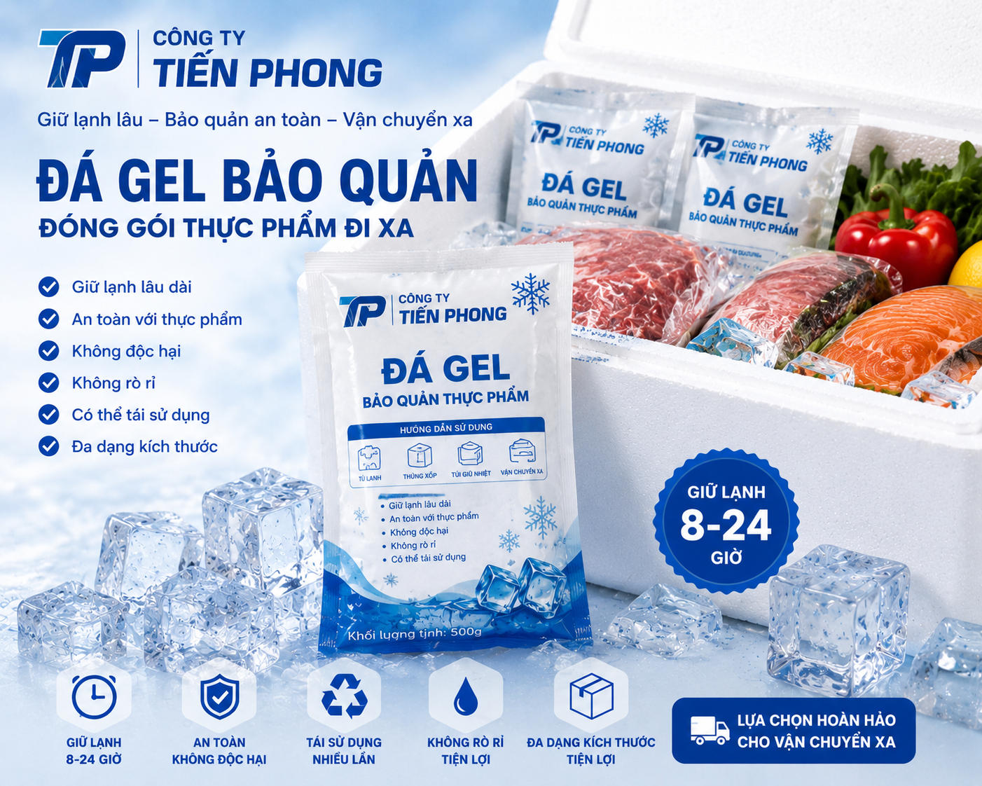 Đá gel bảo quản: Hướng dẫn toàn diện 2026 Đá gel bảo quản: Hướng dẫn toàn diện 2026