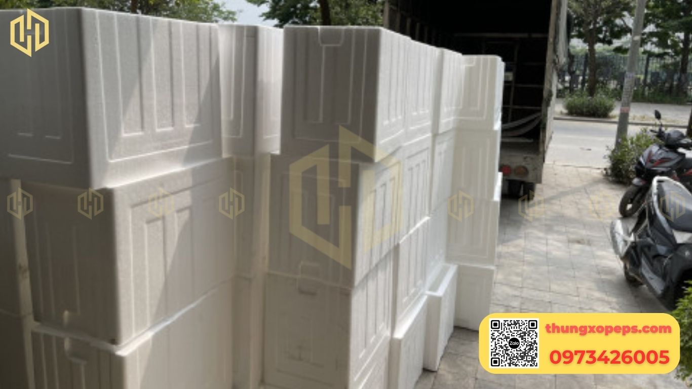 Các kích thước thùng xốp phổ biến: đi máy bay, đựng hải sản